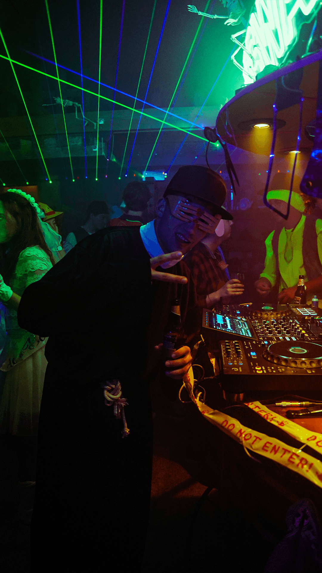 BASSWAV Halloween 2025 crowd